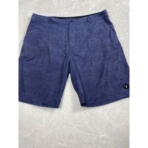 Molokai Surf Co. Hybrid Shorts Walk Shorts‎ Blue Pattern Size 38
